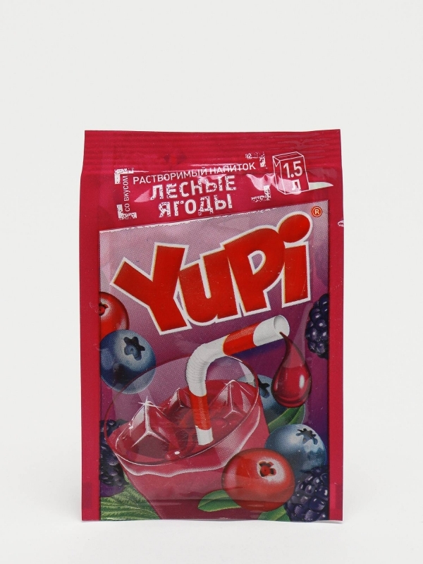 Yupi / Растворимый напиток со вкусом лесных ягод  1шт 15гр