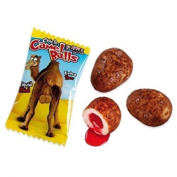 FINI / Жевательная резинка Фини "Яйцо верблюда" Camel balls, 5 гр (Испания)